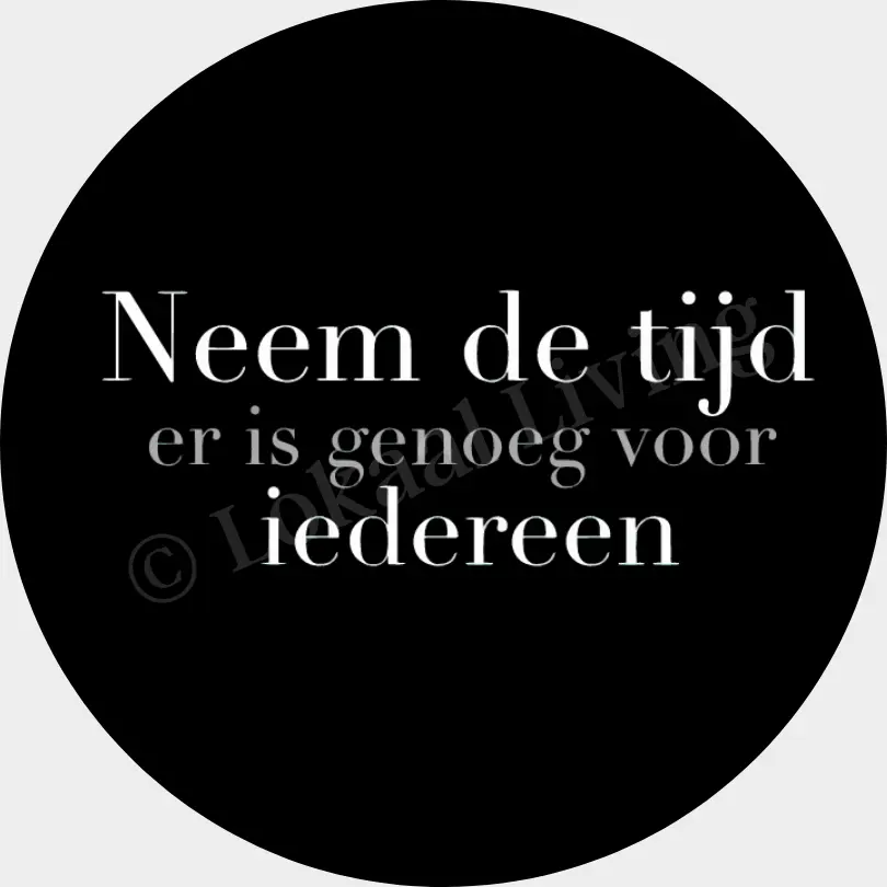 neem de tijd zwart.webp