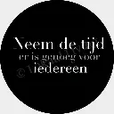 neem de tijd zwart.webp