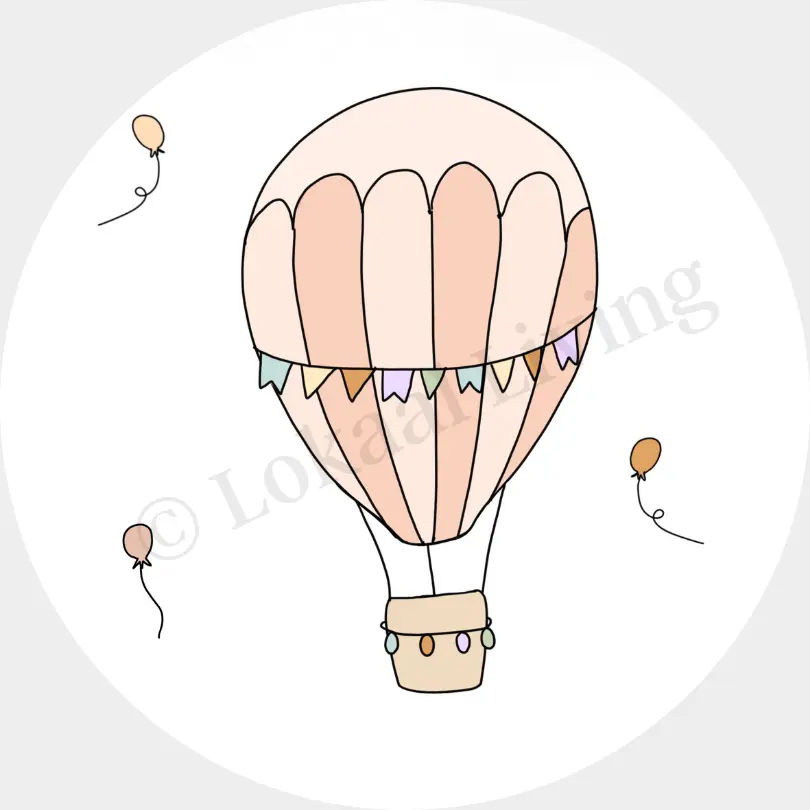 Muurcirkel Luchtballon