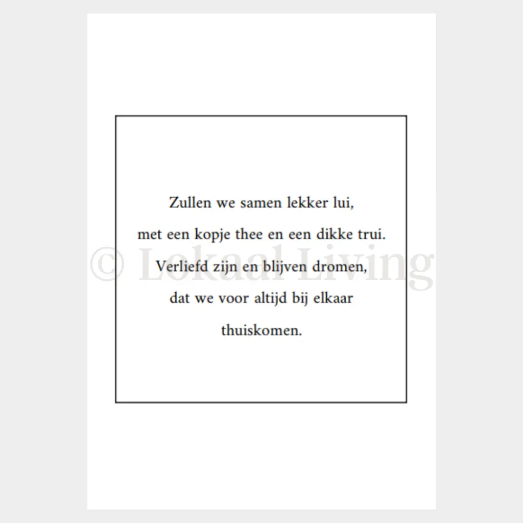 Wenskaart Samen