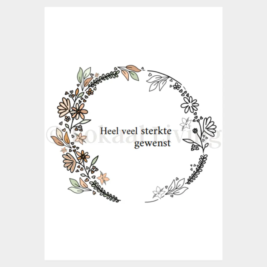 Wenskaart Sterkte