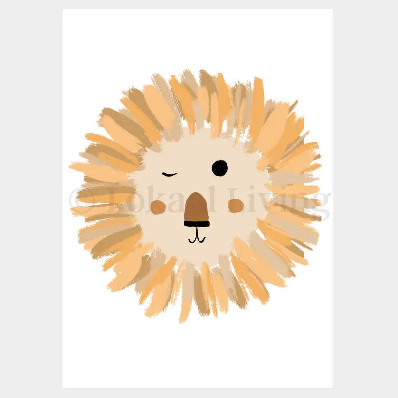 Poster Leeuw