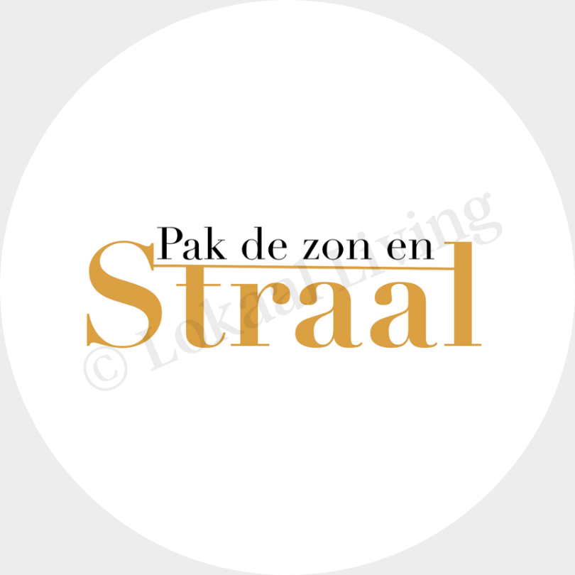Muurcirkel Pak de zon en straal