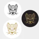 Stickerset - Panter 