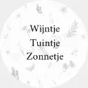 Muurcirkel Wijntje tuintje zonnetje