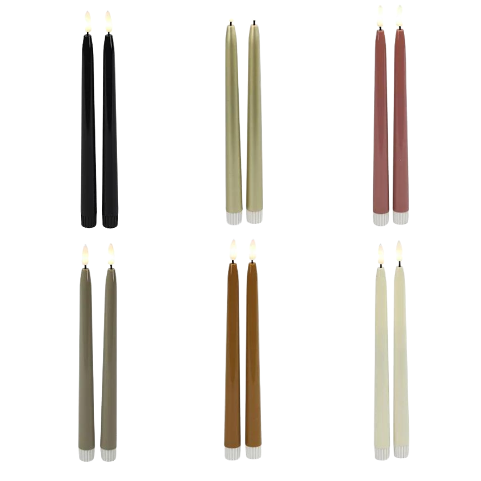 LED Dinerkaarsen chique (28 cm) 