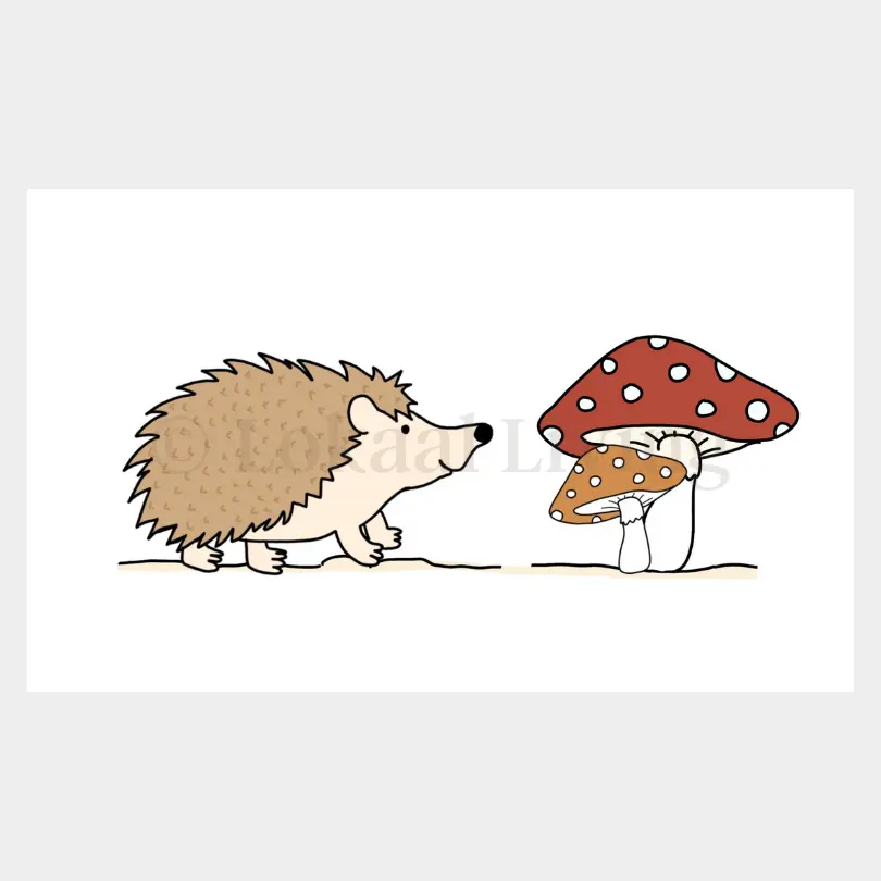 Wenskaart Egel