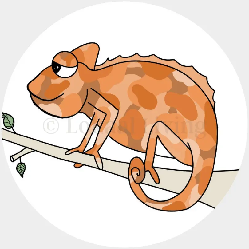 Stickerset Kameleon