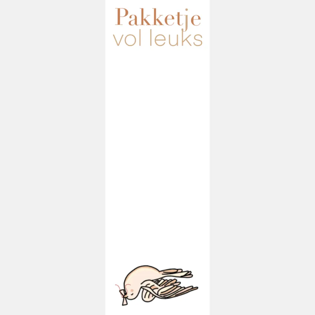 Sluitstickerset Pakketje vol leuks