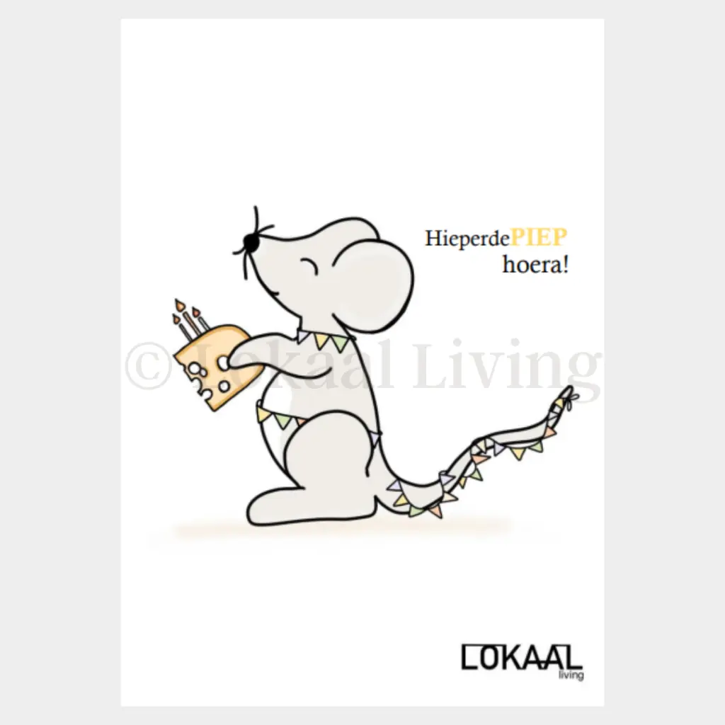 Wenskaart - Hieperderpiep
