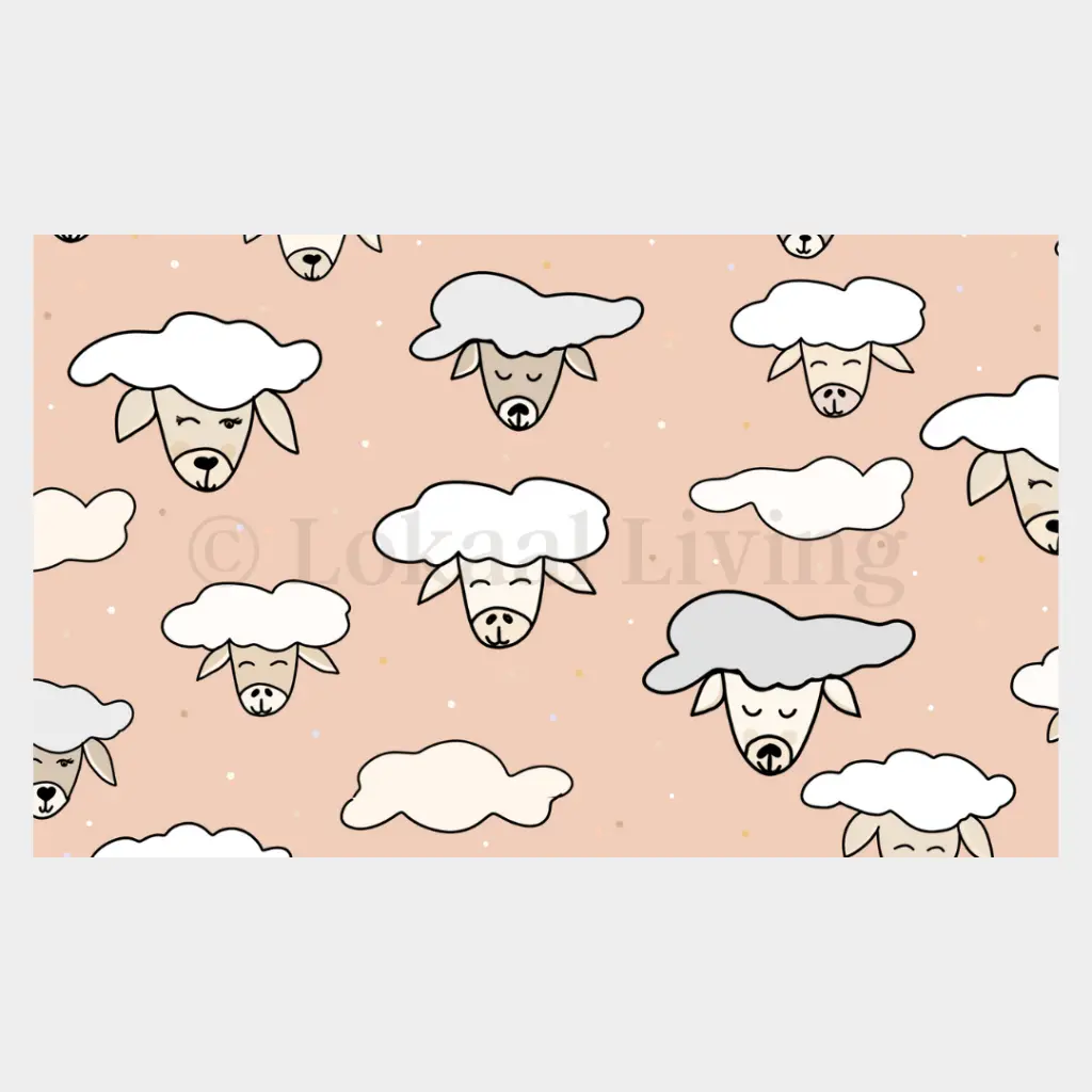 Wenskaart - schapenwolken