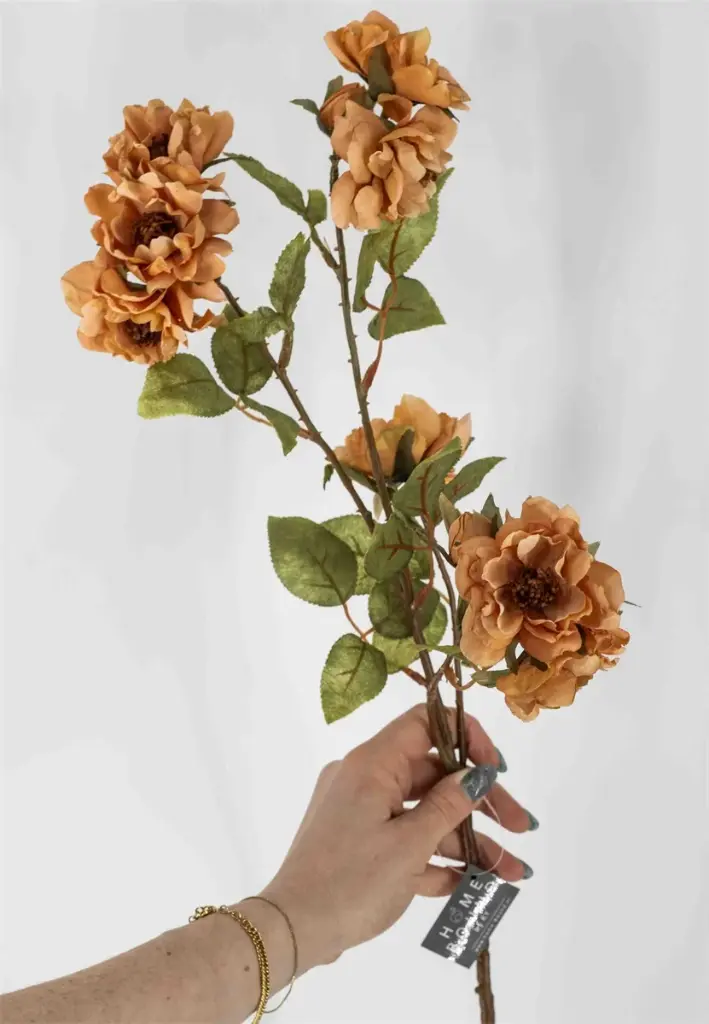 Natuurlijke roos (kunstbloem)