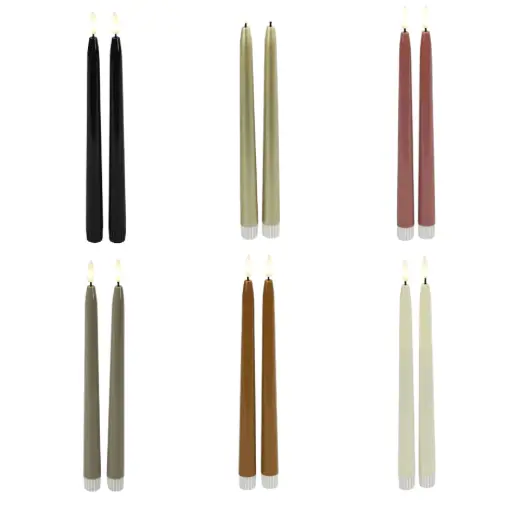 LED Dinerkaarsen chique (28 cm) 