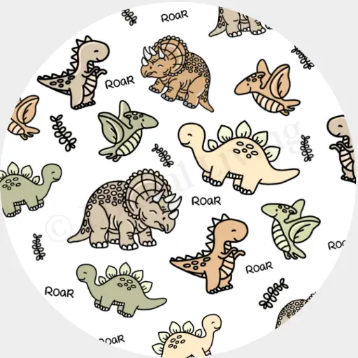Muurcirkel Dino's 