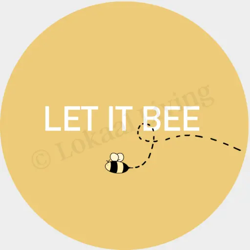 Muurcirkel Let it bee