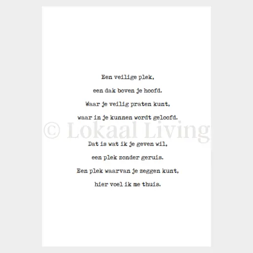 [00006] Wenskaart Thuis