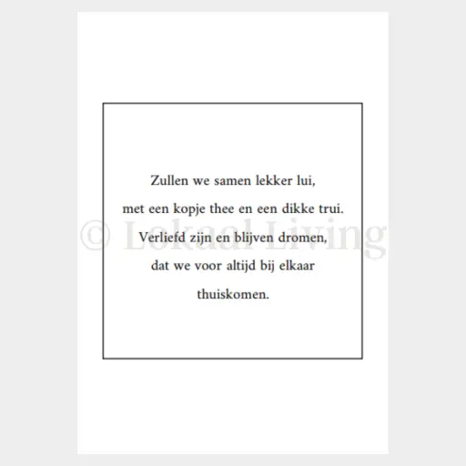Wenskaart Samen