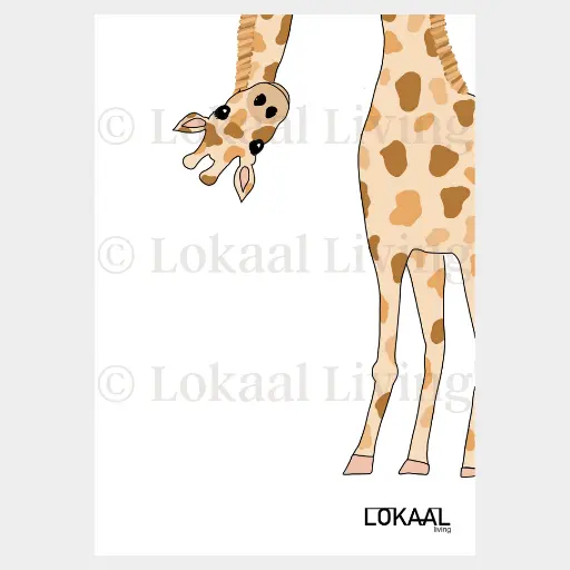 [L31] Giraffe wenskaart