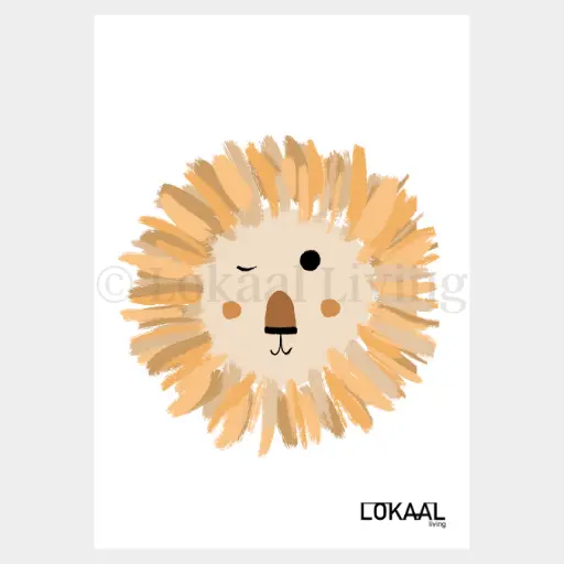 [L33] Wenskaart Leeuw 