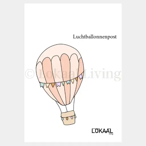 [L274] Wenskaart Luchtballonnenpost