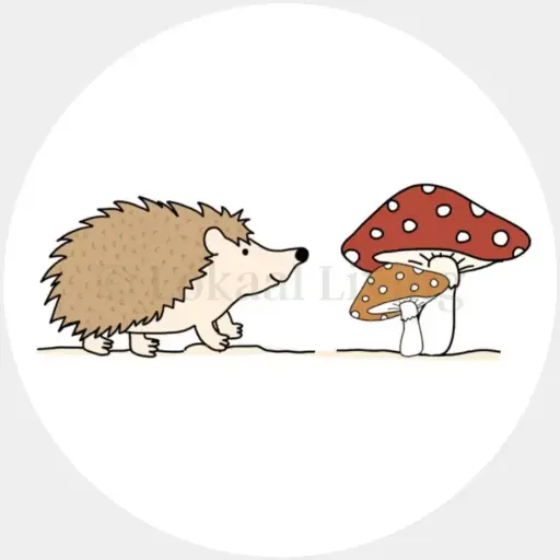 Stickerset Egel