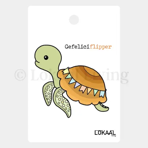 Cadeauhanger Gefeliciflipper
