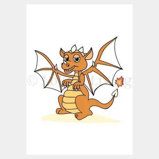Poster Draak