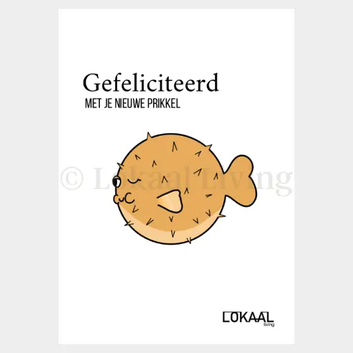 [L467] Wenskaart - Gefeliciteerd met je nieuwe prikkel