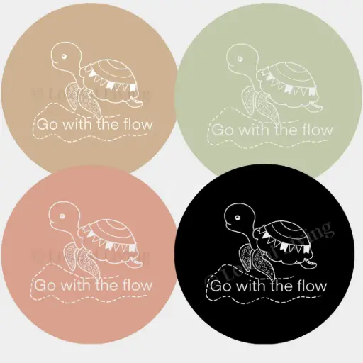 Stickerset Go with the flow 
