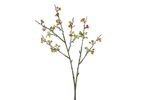[798261] Bessentak oranje (kunstbloem)