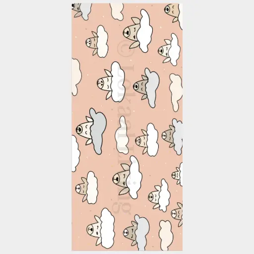 Sluitstickerset Schapenwolken