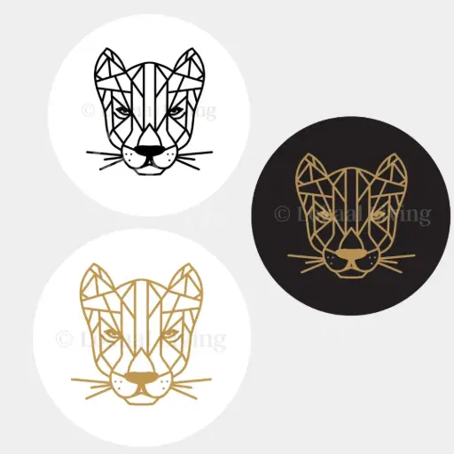 Stickerset - Panter 