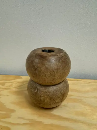 Kandelaar Fern (houten bollen)