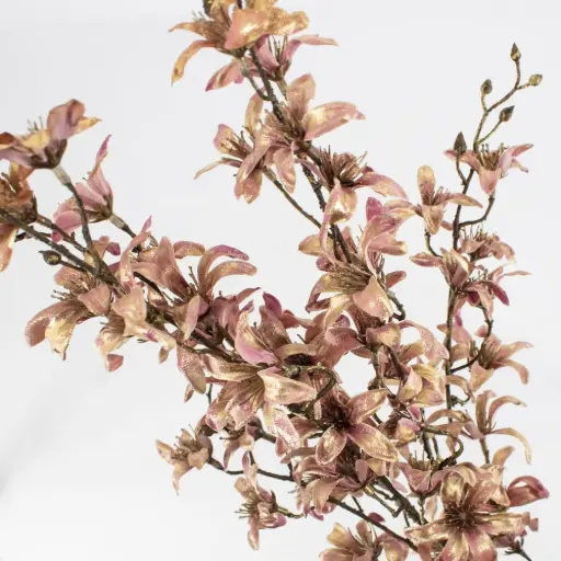 Magnolia goud/paars (kunstbloem)