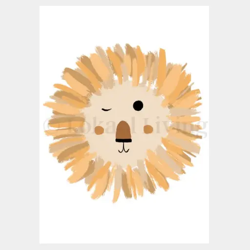 Poster Leeuw